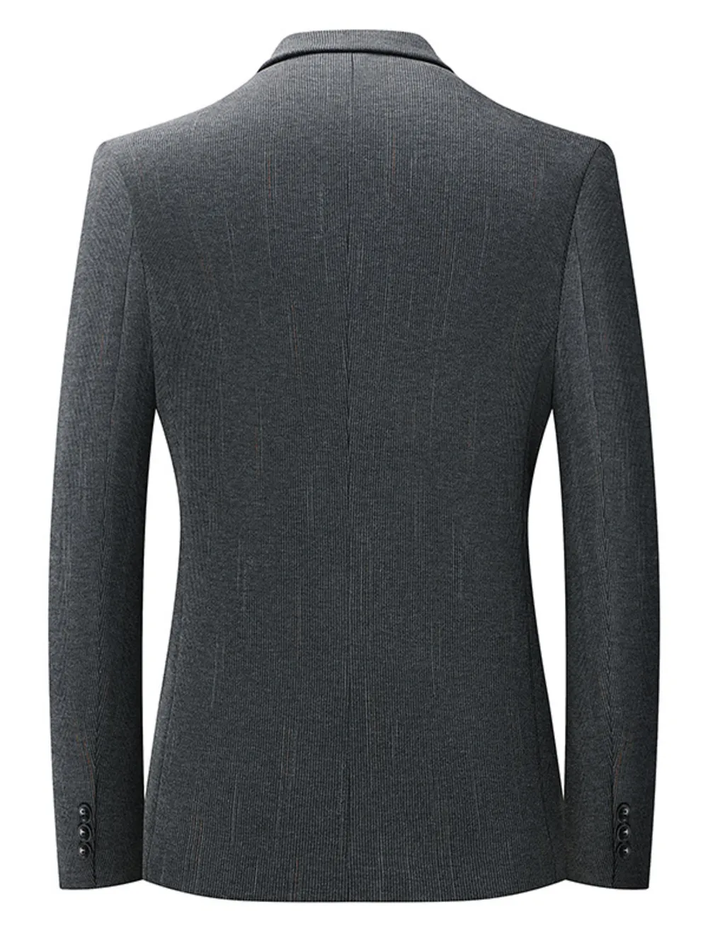 Men's Lapel Collar Long Sleeve Blazer, image 3