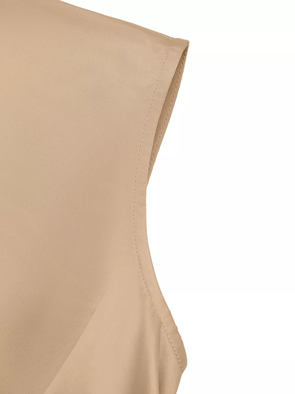 Satin Wrap Midi Dress with Pockets, image 6
