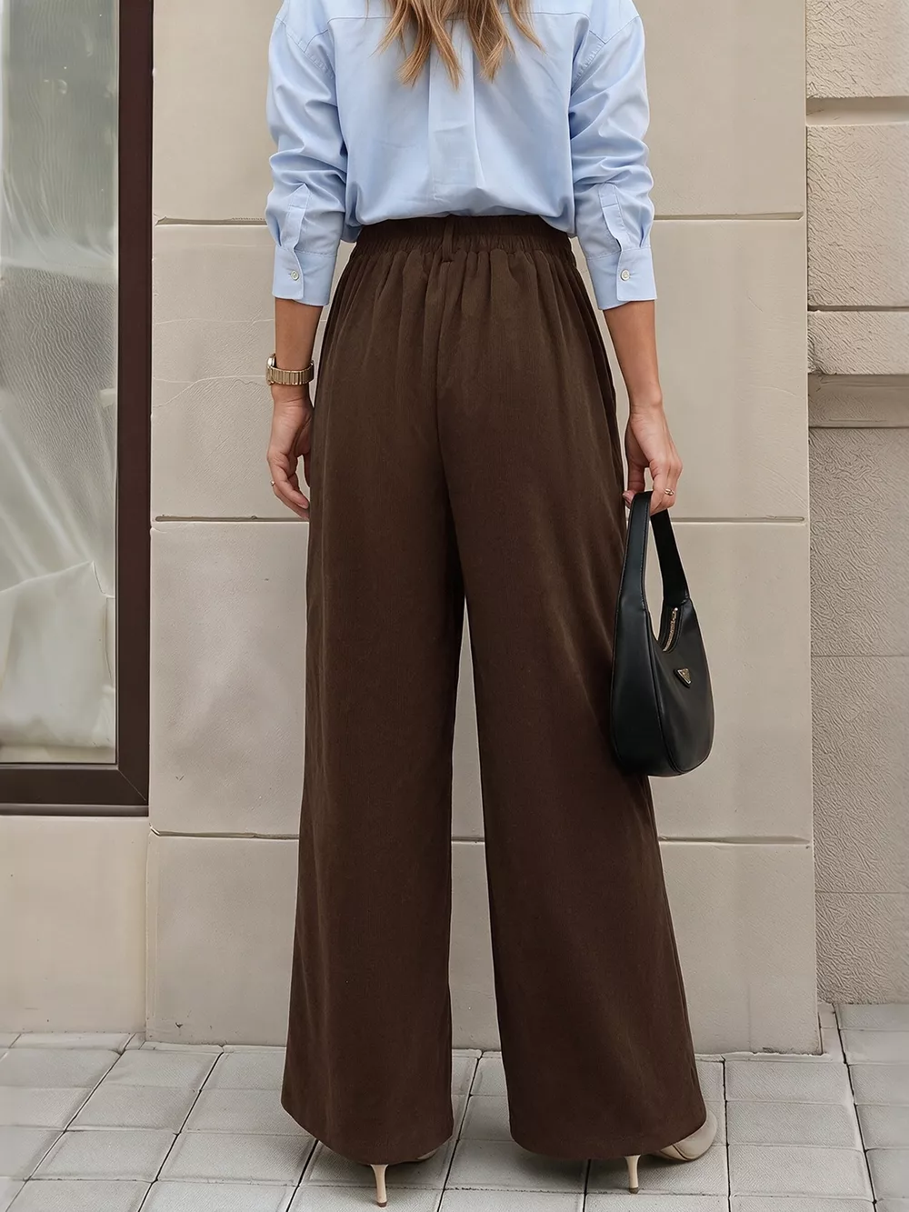 High-Waisted Wide-Leg Pants, image 4