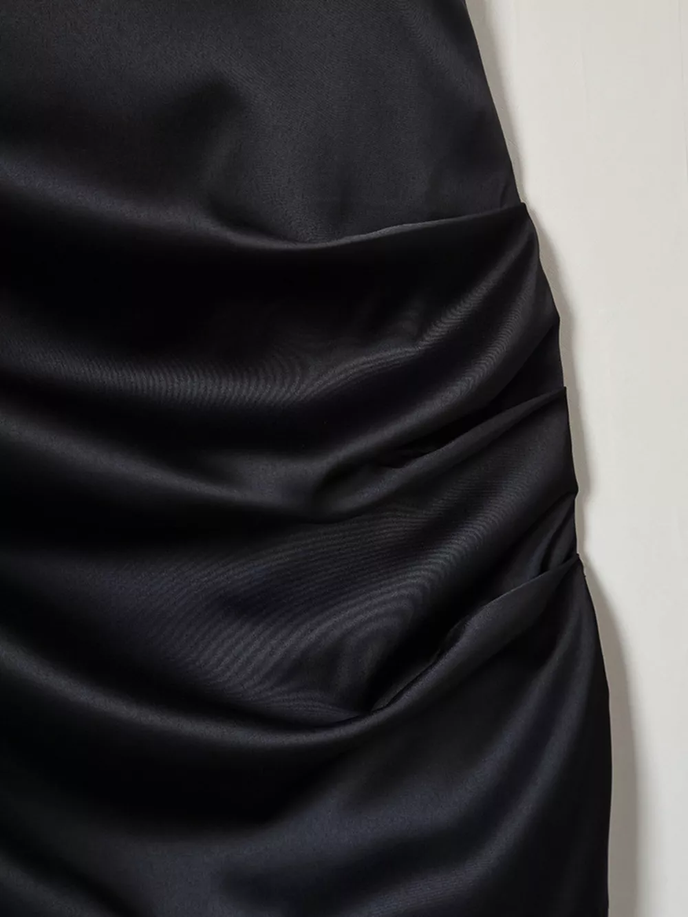 Satin Mini Dress with Lace Detachable Cape, image 14