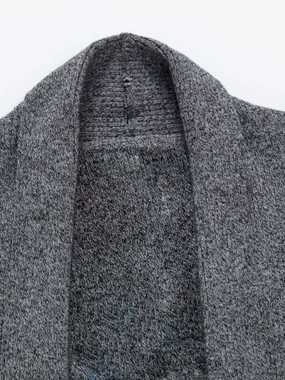 Men's Plus Size Long Sleeve Open Front Cardigan, image 8
