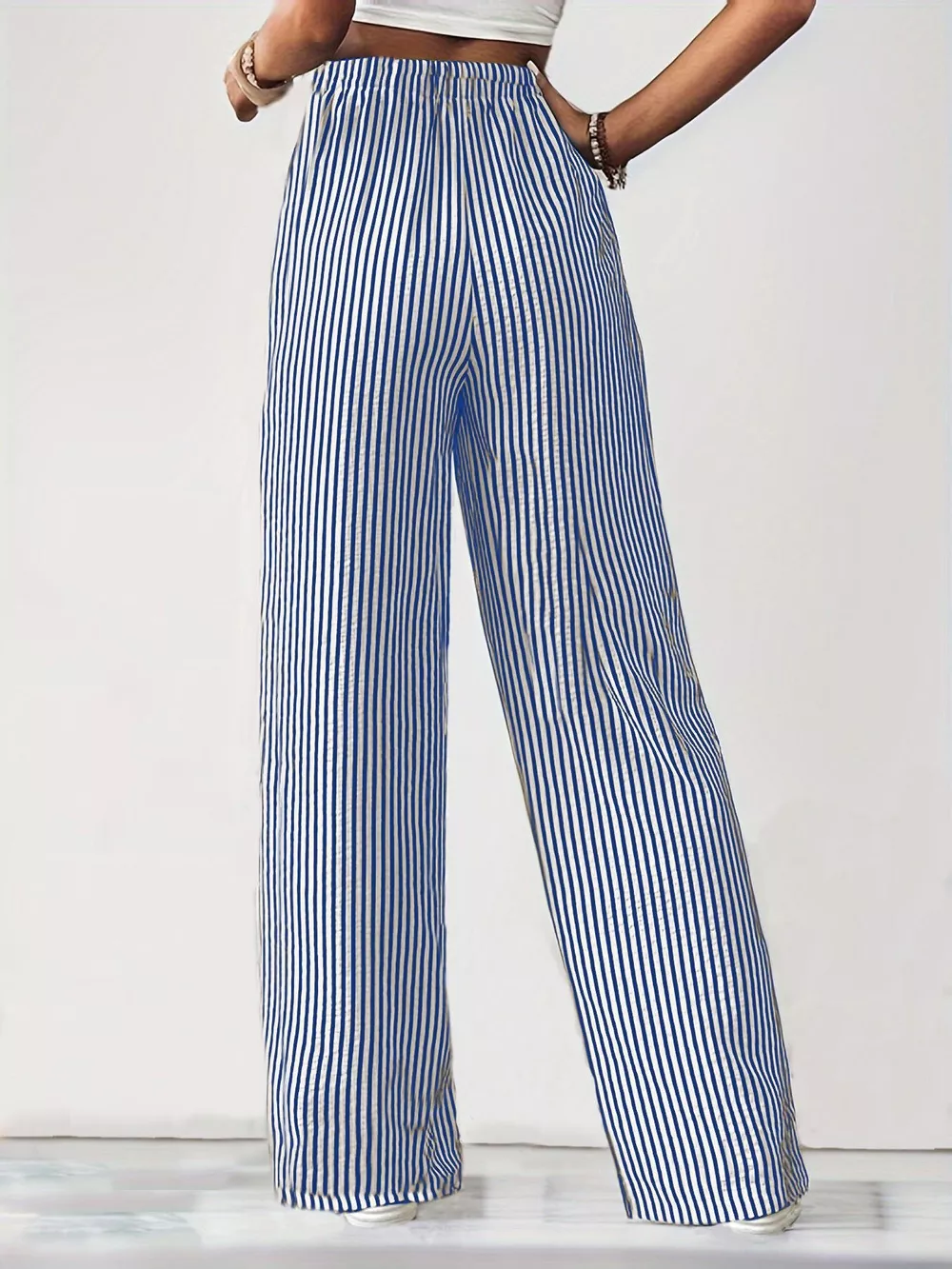 Striped Wide Leg Pants, image 13