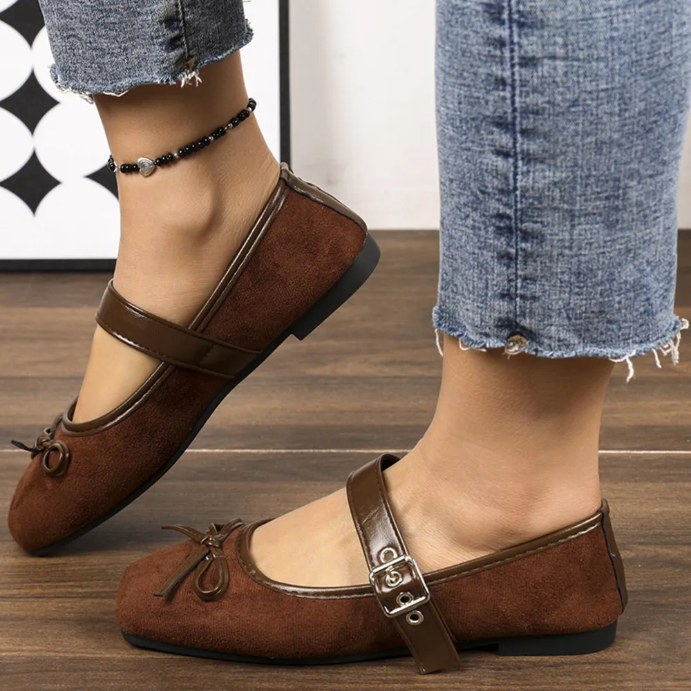 Square Toe Flats Slip-Ons, image 17