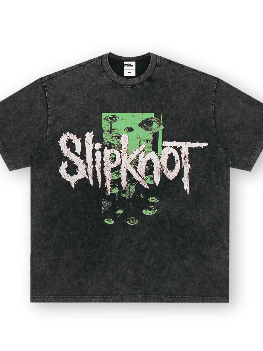 Men's Slipknot Graphic Vintage Wash T-Shirt, image 4