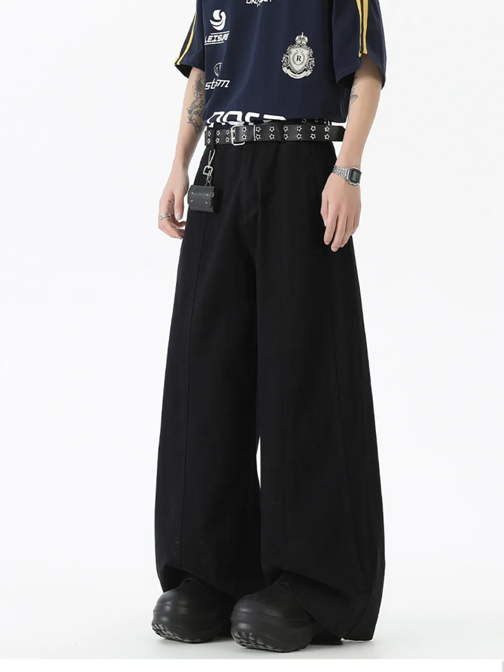 Men's Wide Leg Jeans, image 5