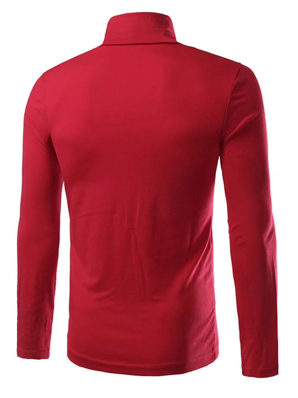 Men's Slim Fit Turtleneck Long Sleeve T-Shirt, image 4