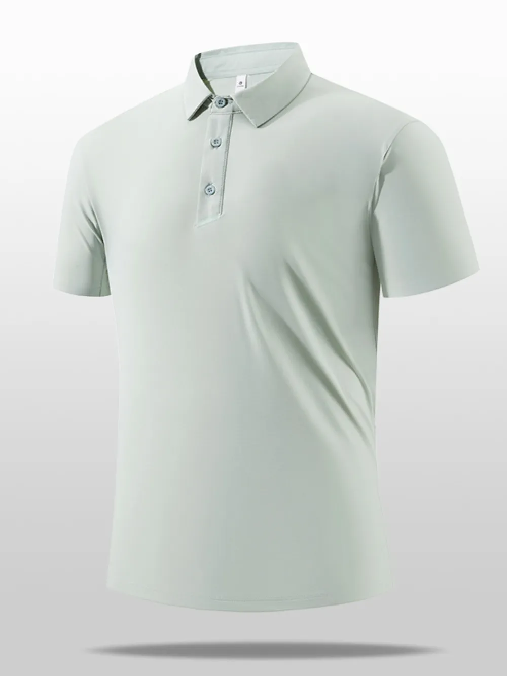 Men's Plus Size Button Detail Short Sleeve Polo, image 2