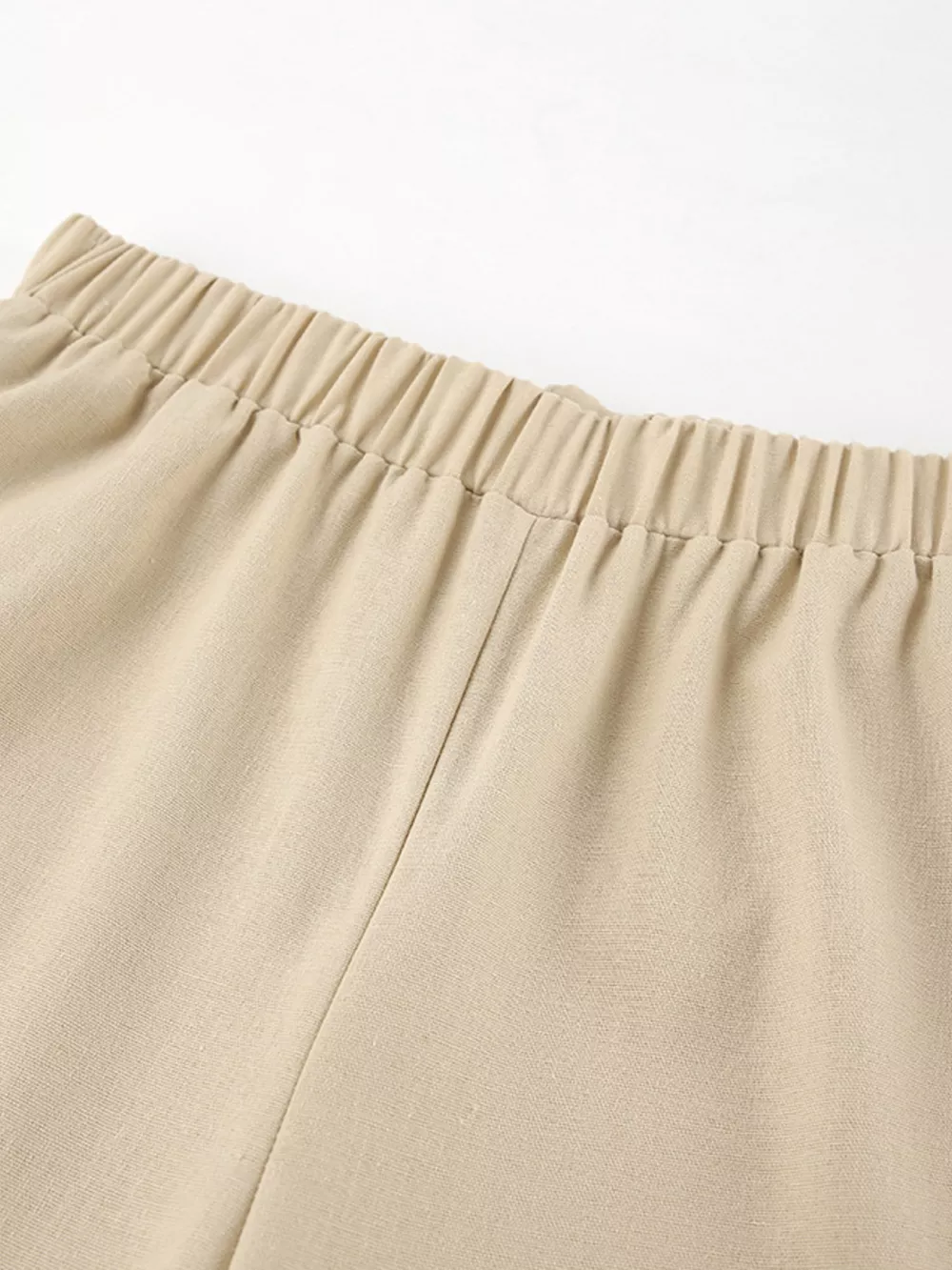 Sleeveless Crop Top and Slit Pants Set, image 15