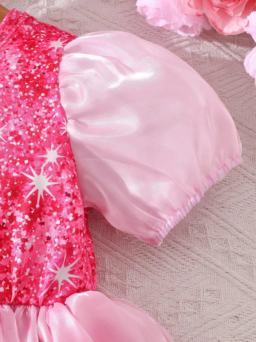 Children's Sequin Puff Sleeve Dress, image 5