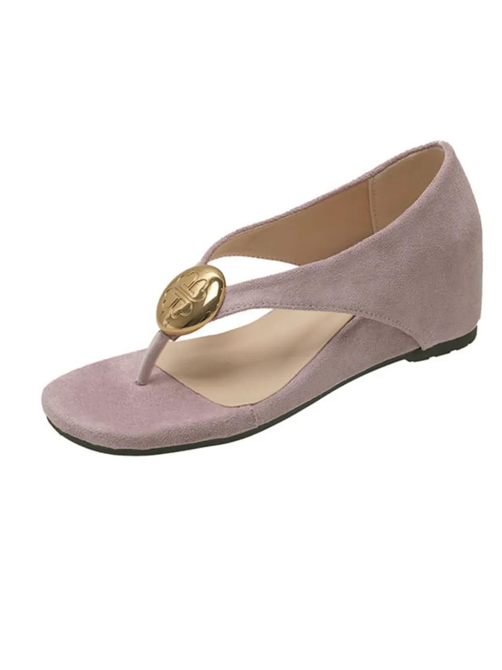 Toe Post Wedge Sandals, image 3
