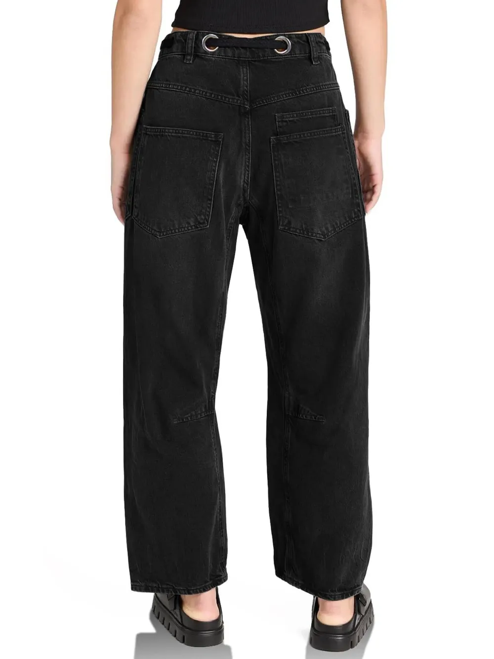 Washed Wide Leg Jeans, image 6