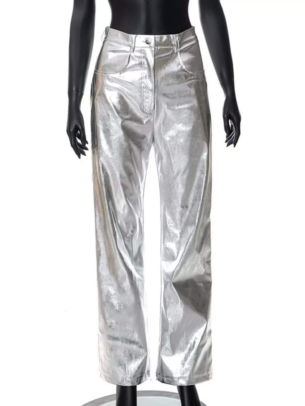 High-Waisted Straight Leg Pants, image 3