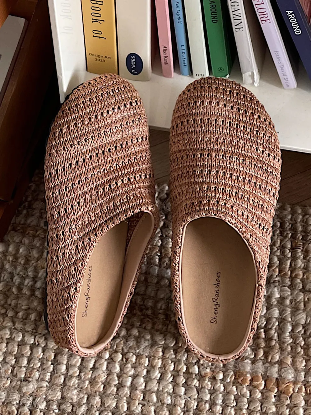 Knitted Round Toe Slip-Ons, image 5
