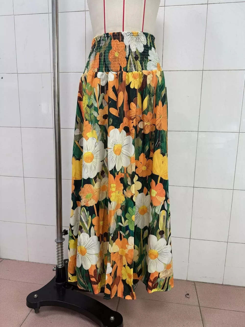 Floral Print High-Waisted Maxi Skirt, image 13