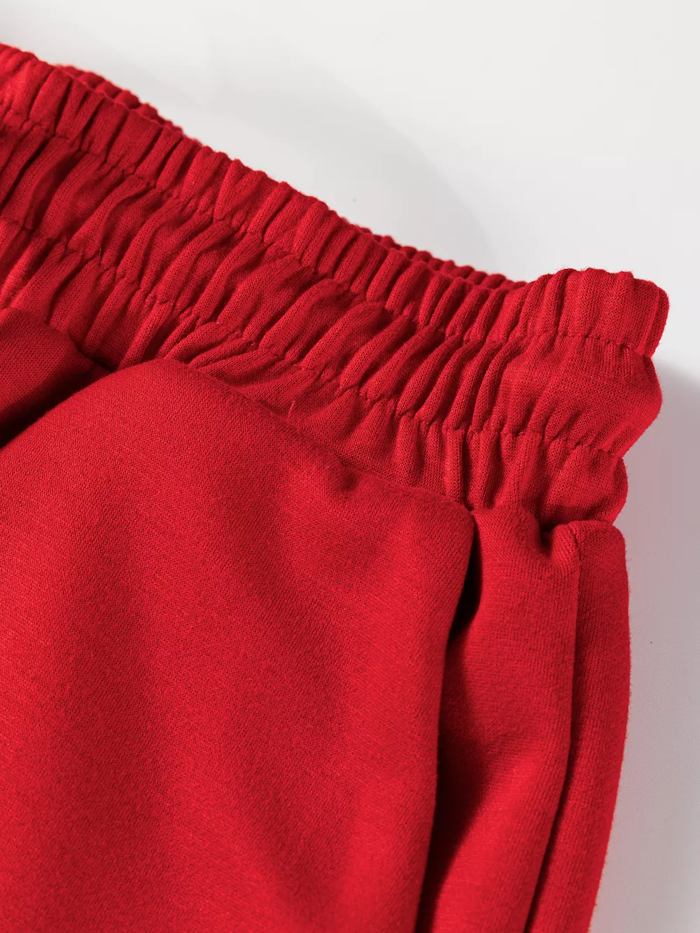Polo Collar V Neck 3/4 Sleeve Pullover Drawstring Bell Bottom Pants 2pcs Set, image 9