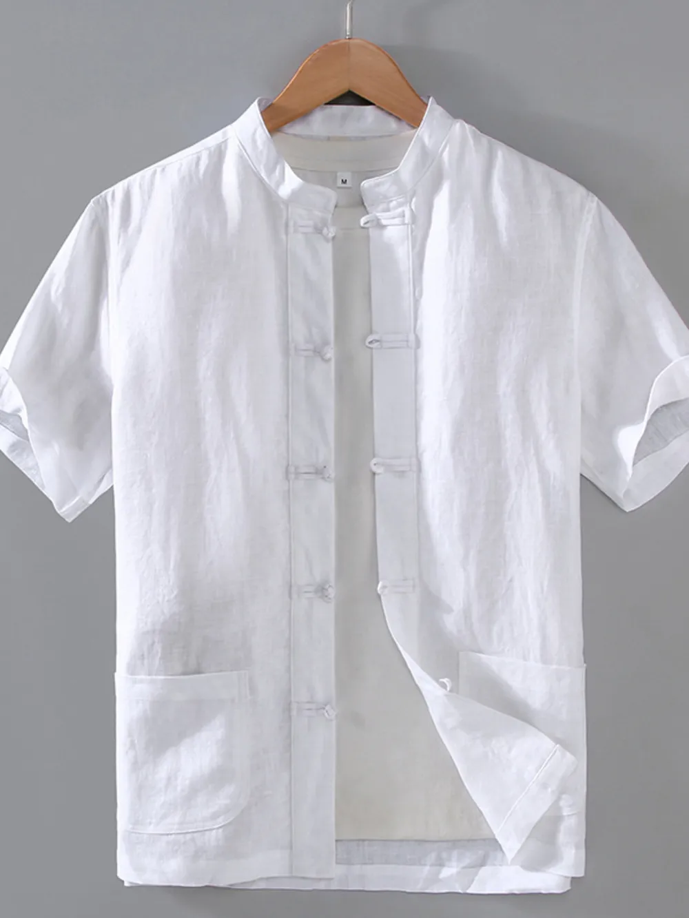 Men's Plus Size Button Up Short Sleeve Shirt, image 6