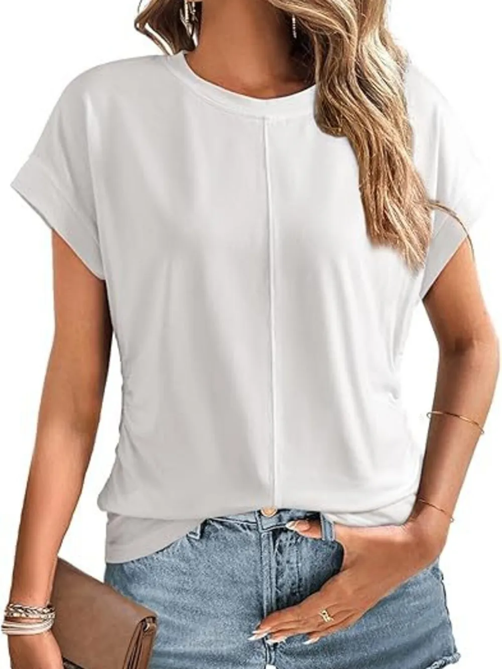 Round Neck Short Sleeve T-Shirt, image 7