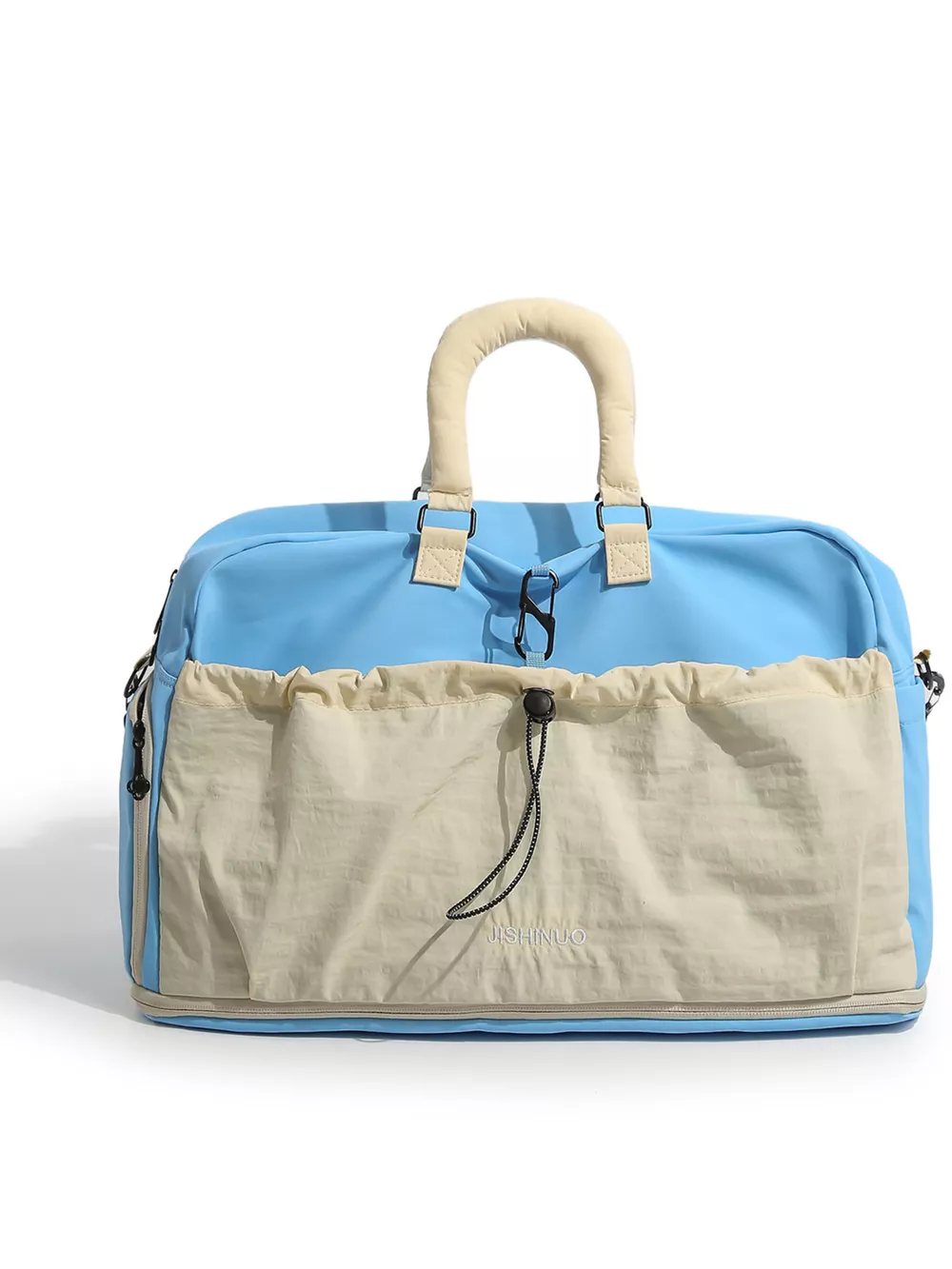 Drawstring Color Block Travel Bag, image 4