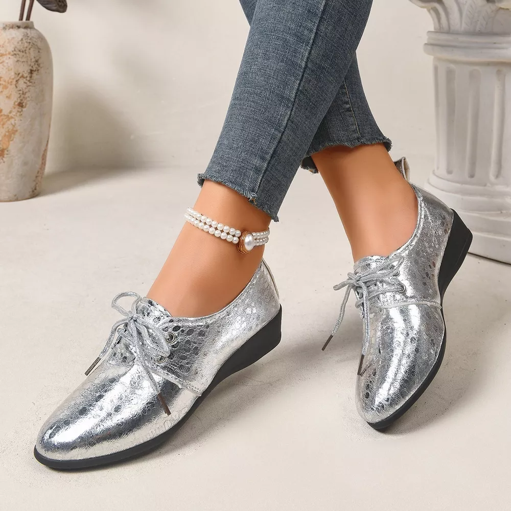 Point Toe Wedge Loafers, image 4