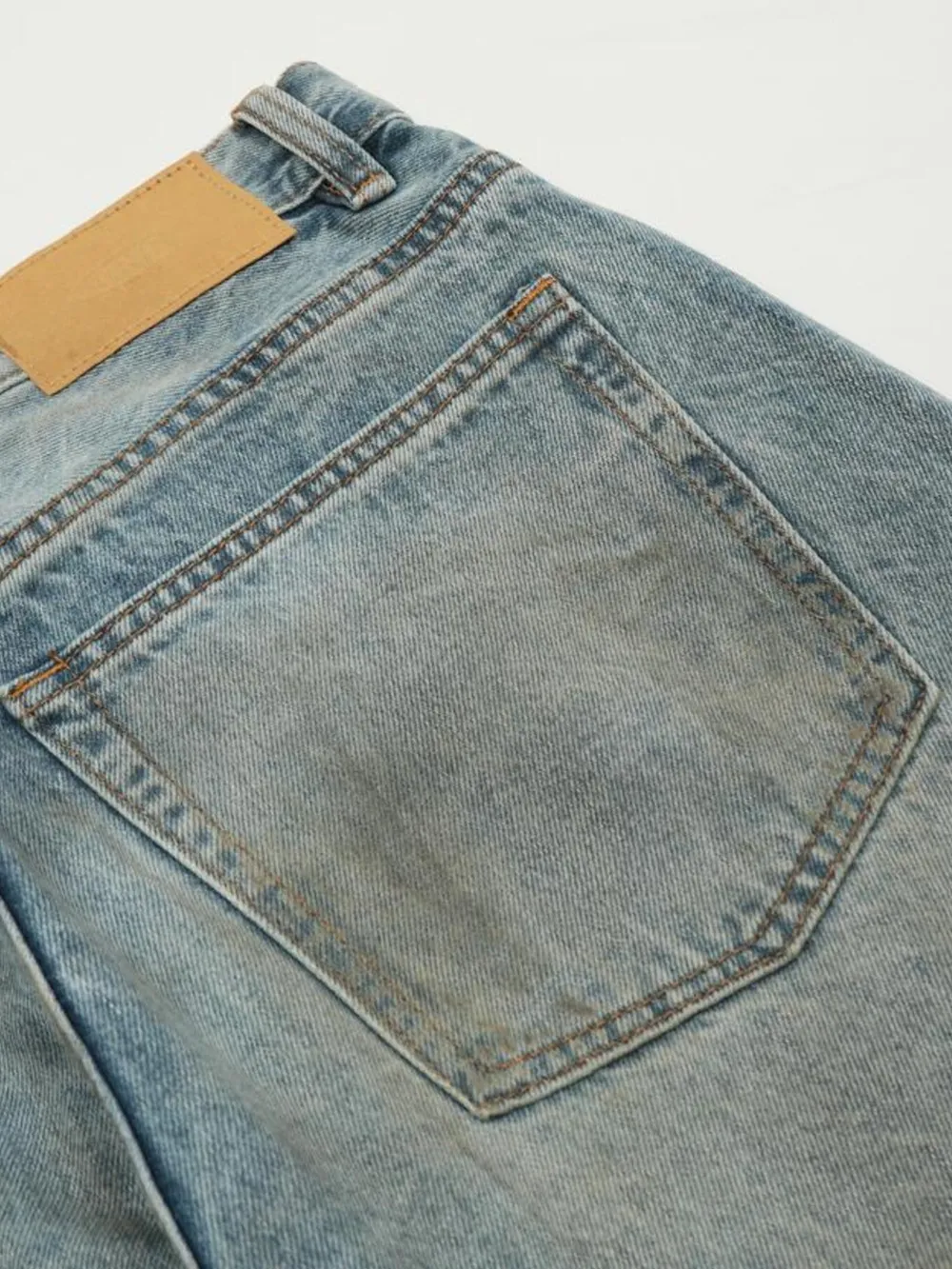 Men's Distressed Wide Leg Jeans, image 11