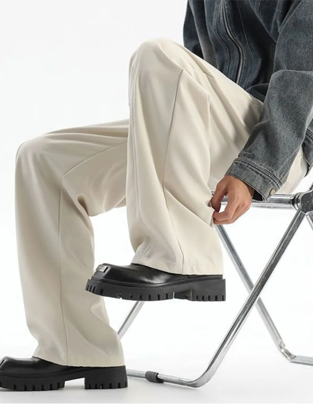 Men's Full Size Wide Leg Pants Plus Size, image 5