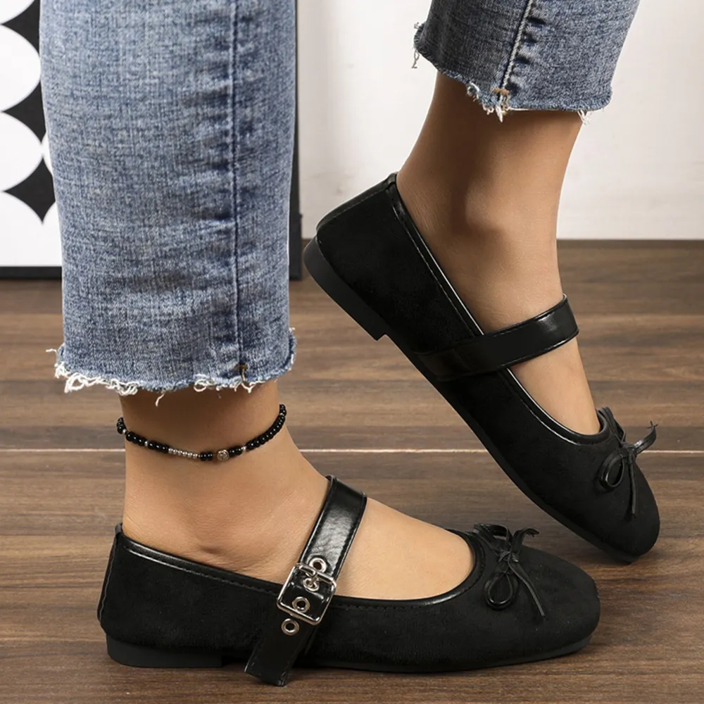 Square Toe Flats Slip-Ons, image 11