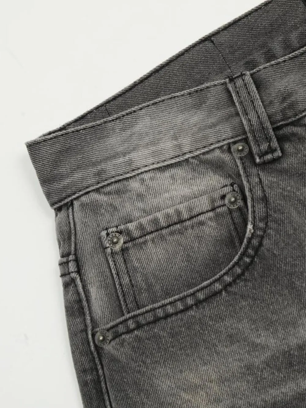 Men's Vintage Washed Distressed Wide-Leg Jeans, image 7