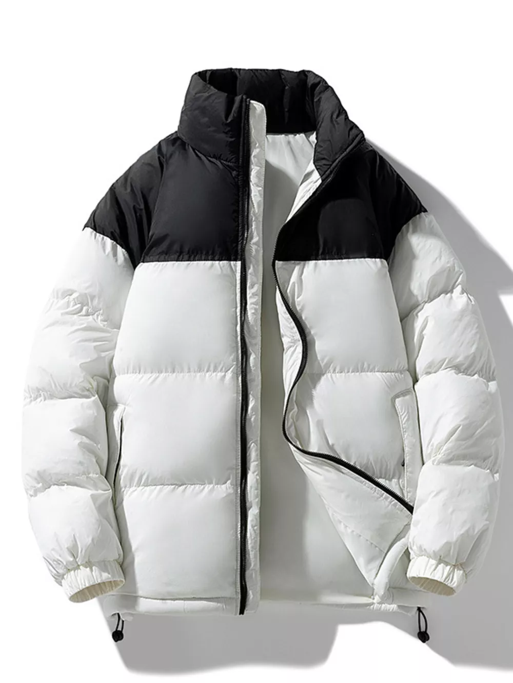 Men's Full Size Padded Zip Up Puffer Jacket Plus Size, image 9