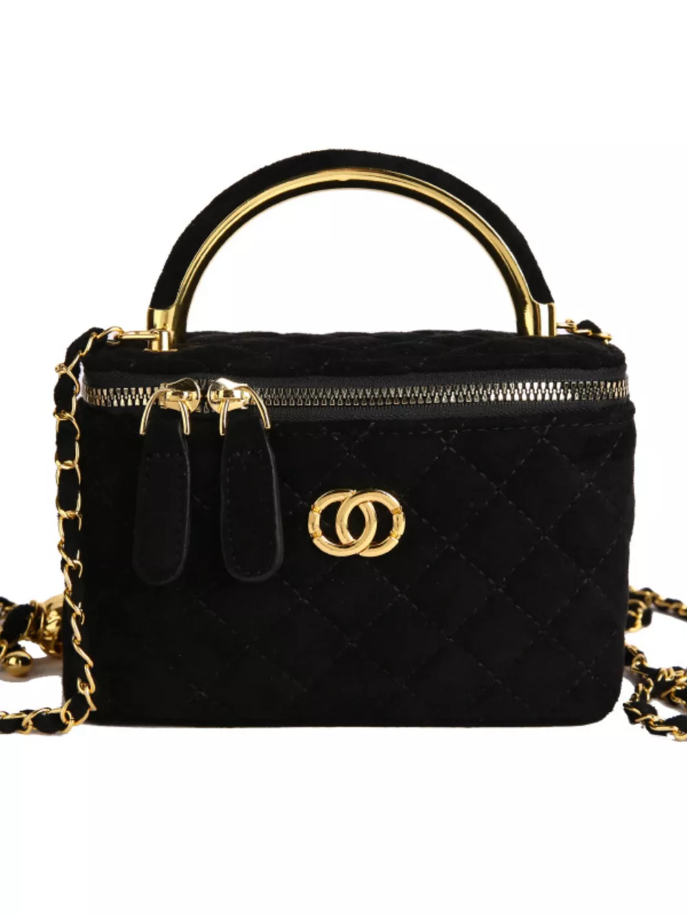 Quilted Top Handle Crossbody Bag, image 5
