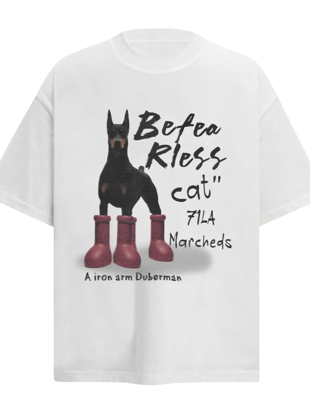 Men's Dog Short Sleeve Oversized T-Shirt, image 7