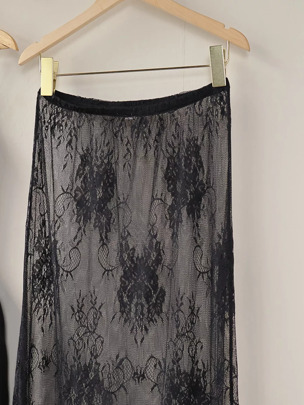 Lace Corset Mini Dress Set with Sheer Overlay, image 14