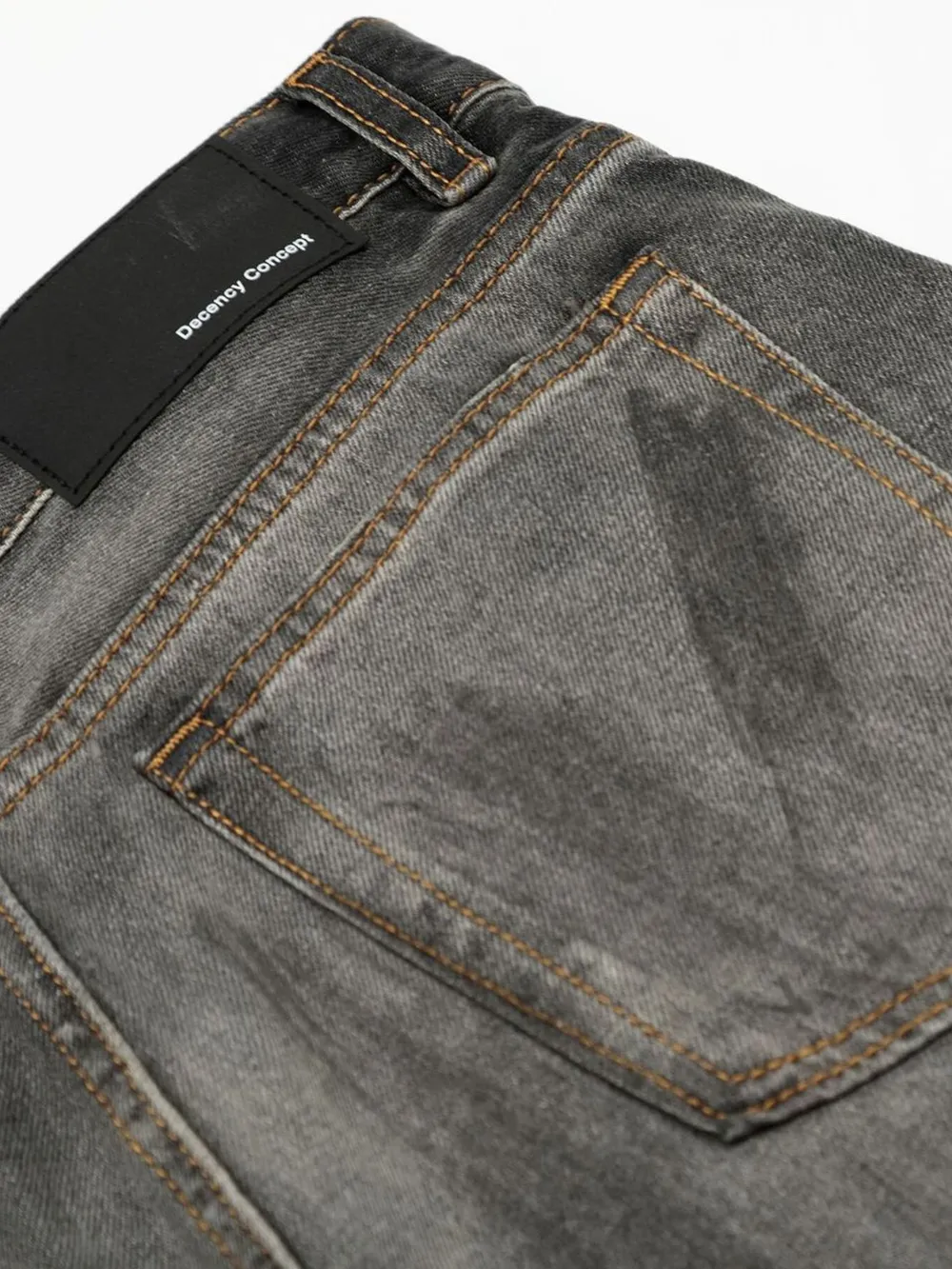 Men's Washed Balloon Wide Leg Jeans, image 5