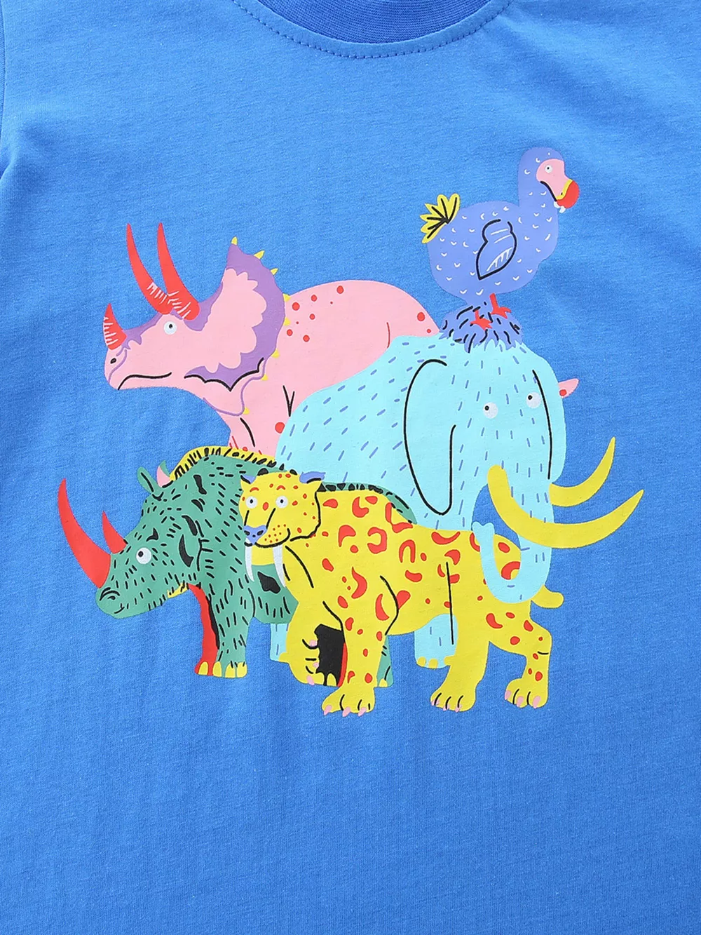 Children's Animal Graphic Round Neck T-Shirt, image 4
