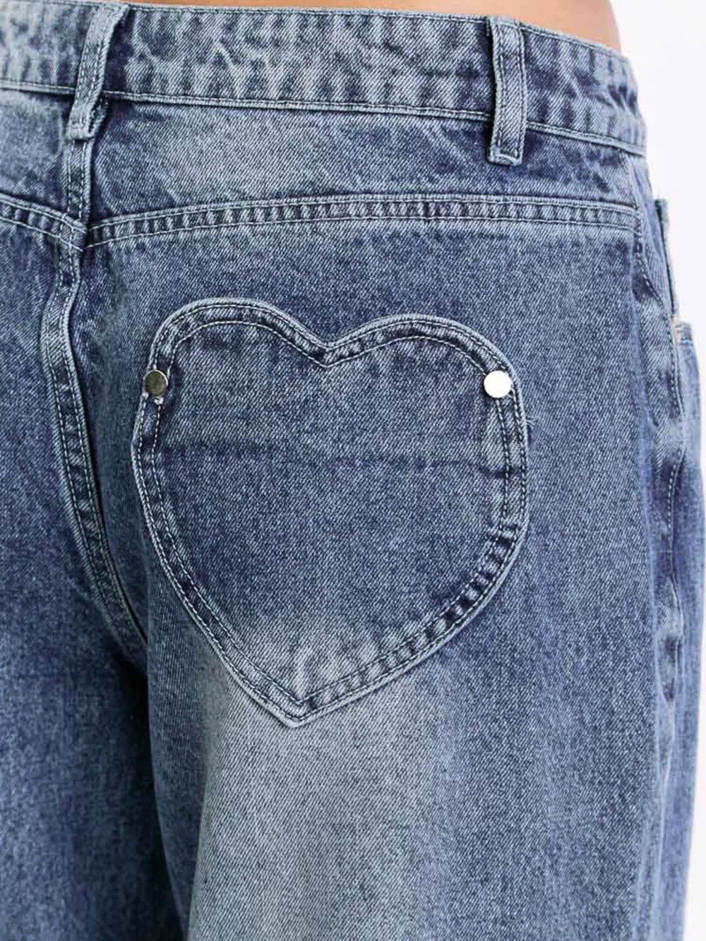Pocketed Wide leg Jeans, image 4