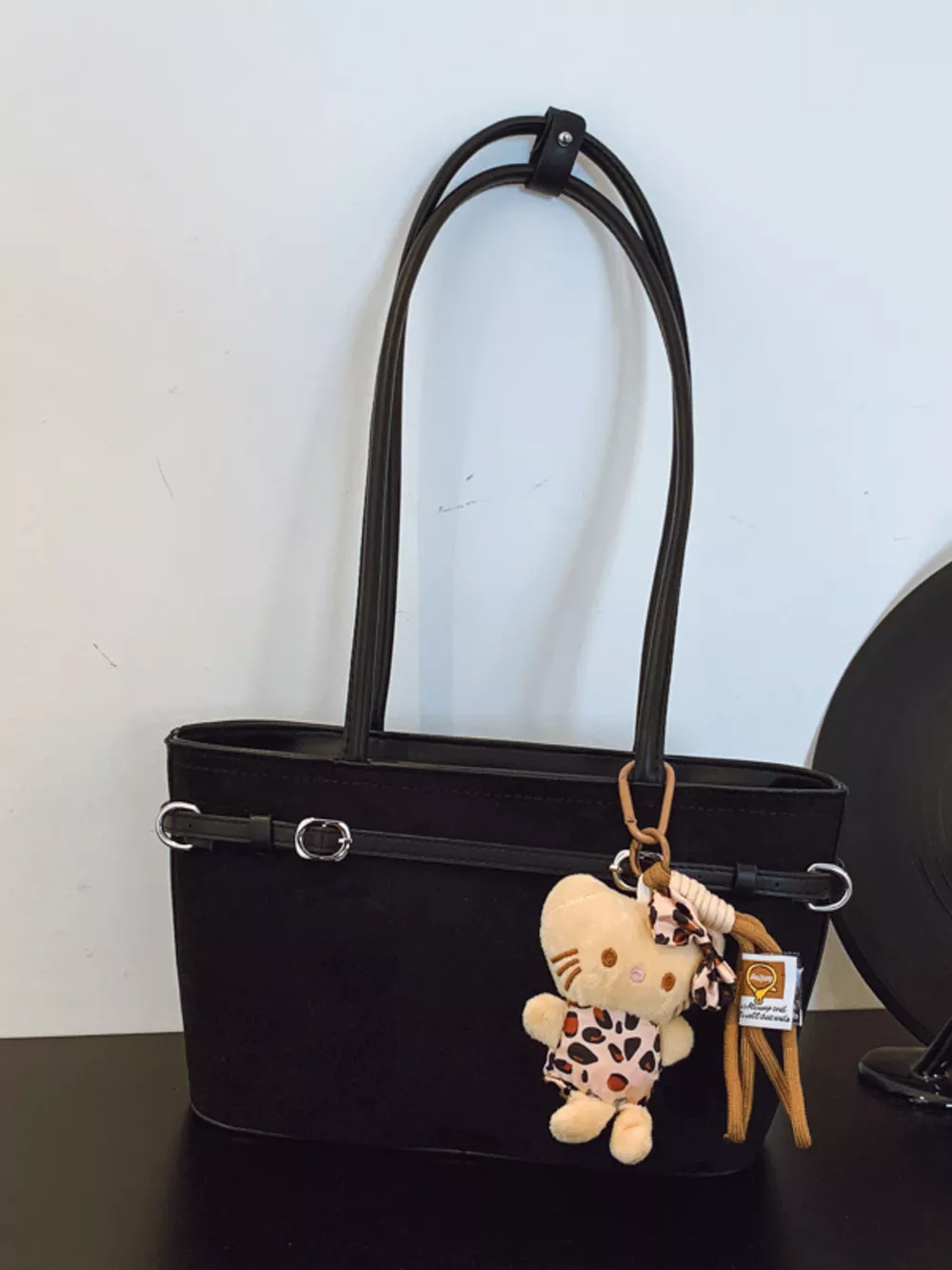 Decorative Buckle Shoulder Bag, image 3
