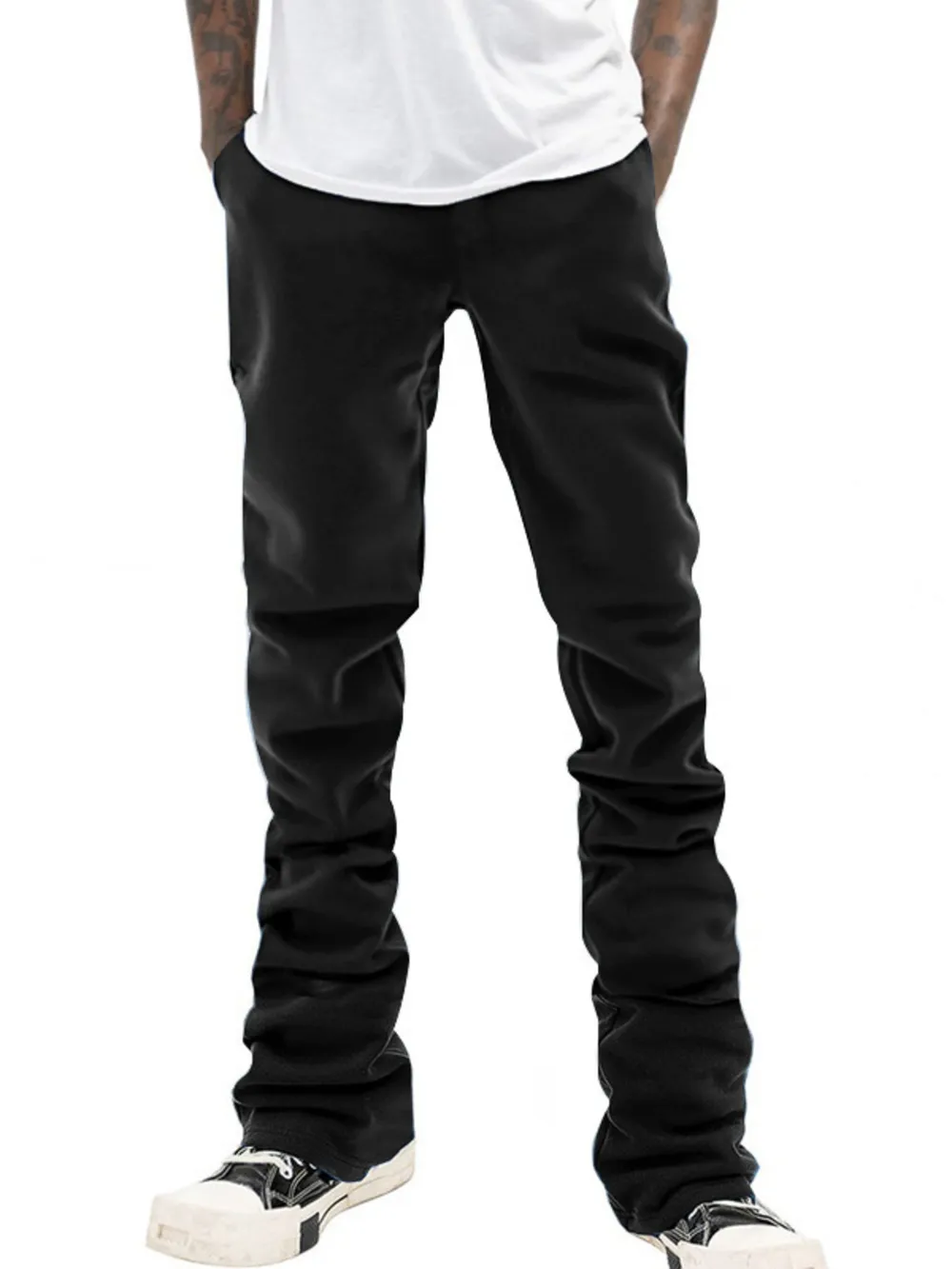 Men's Full Size Drawstring Casual Pants Plus Size, image 9