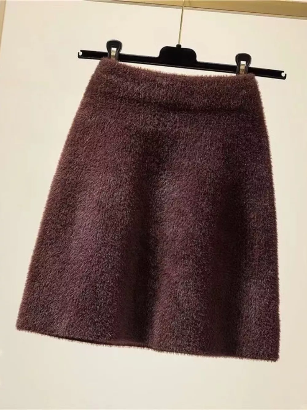 Plush Knit Mini Skirt, image 8