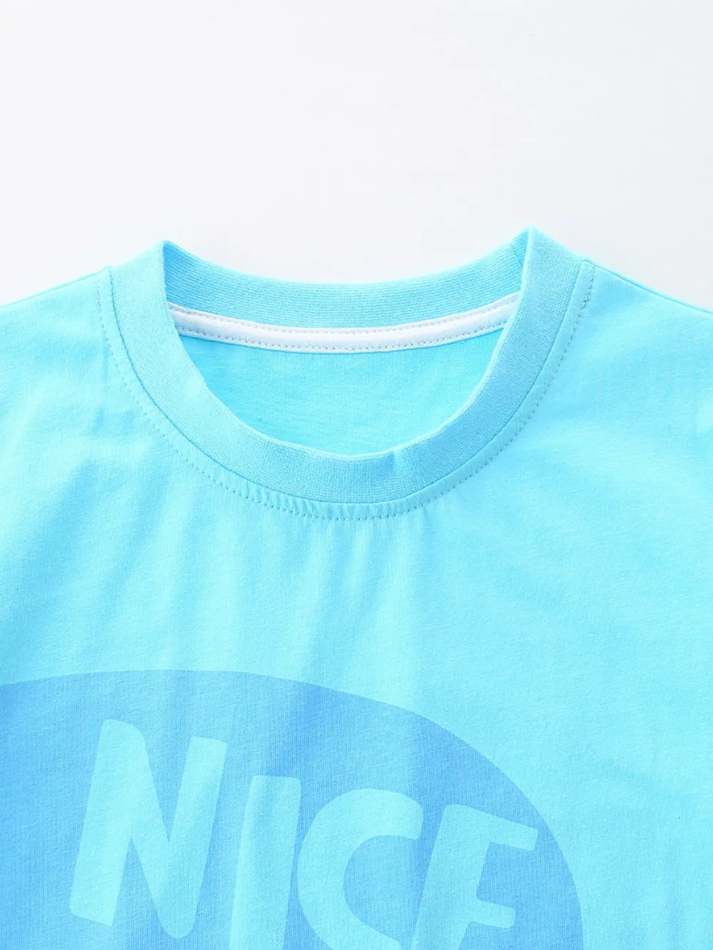 Children's Graphic Round Neck Tee and Shorts Set, image 2