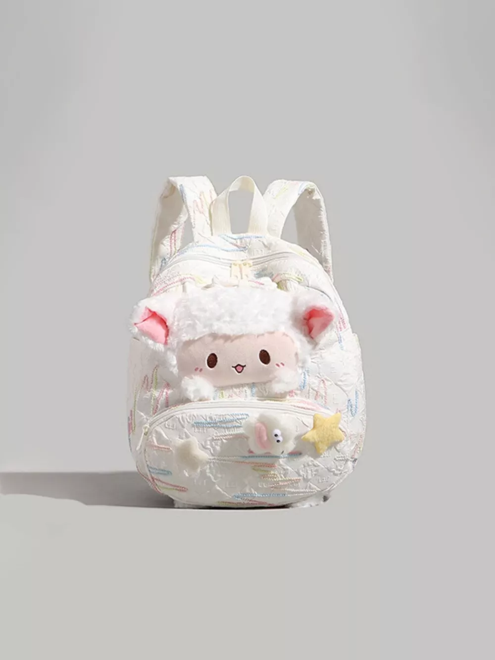 Plush Sheep Backpack Bag