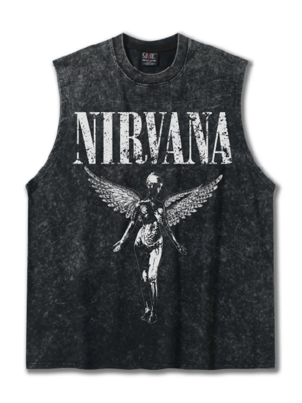Men's Graphic Round Neck Tank, image 3