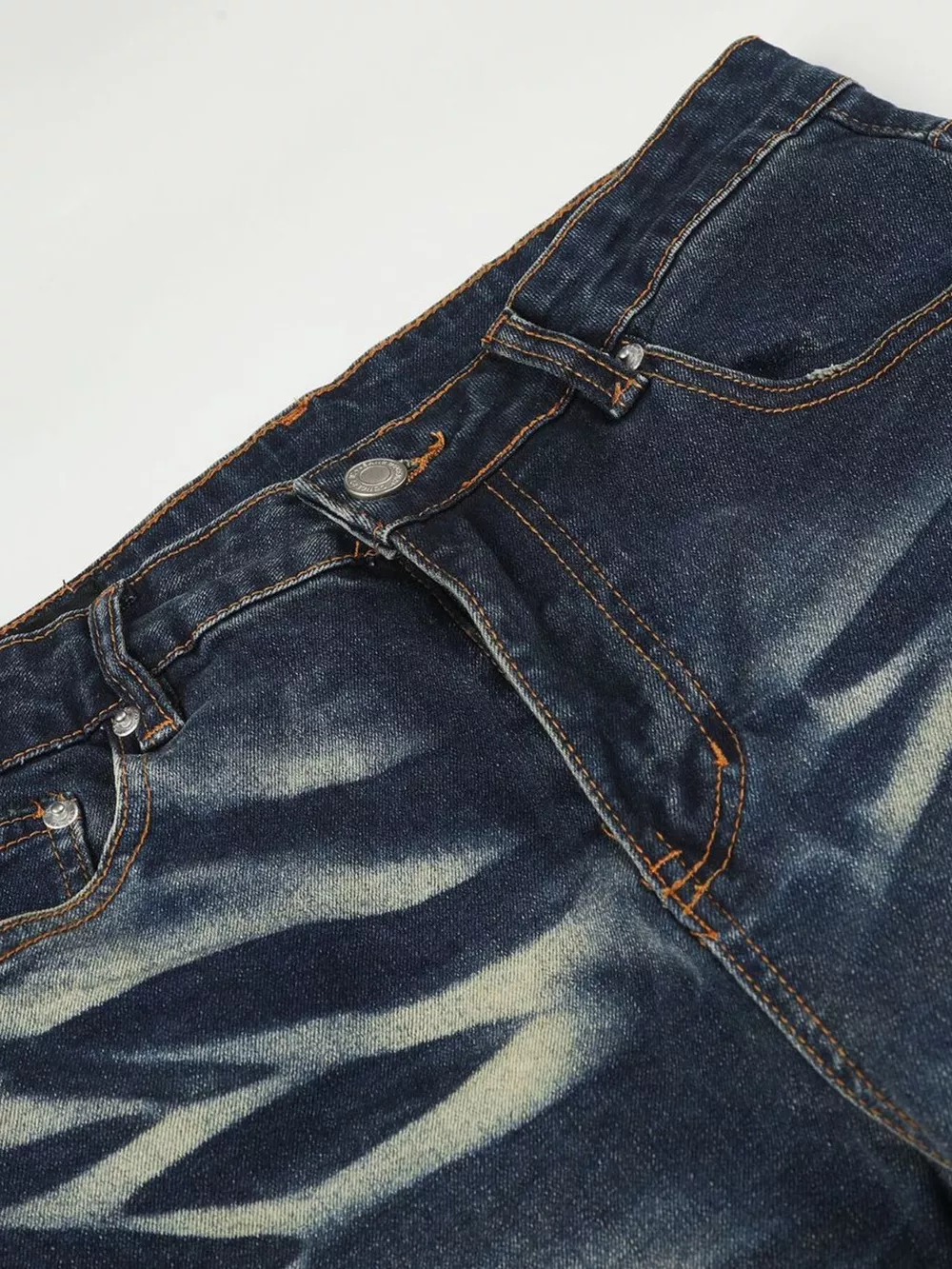 Men's Washed Flare Jeans, image 5