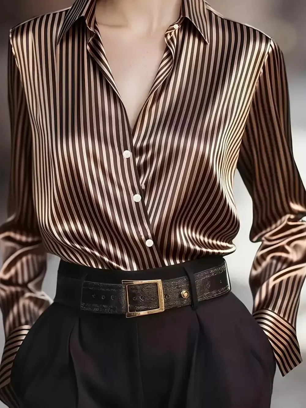 Striped Long Sleeve Shirt, image 8