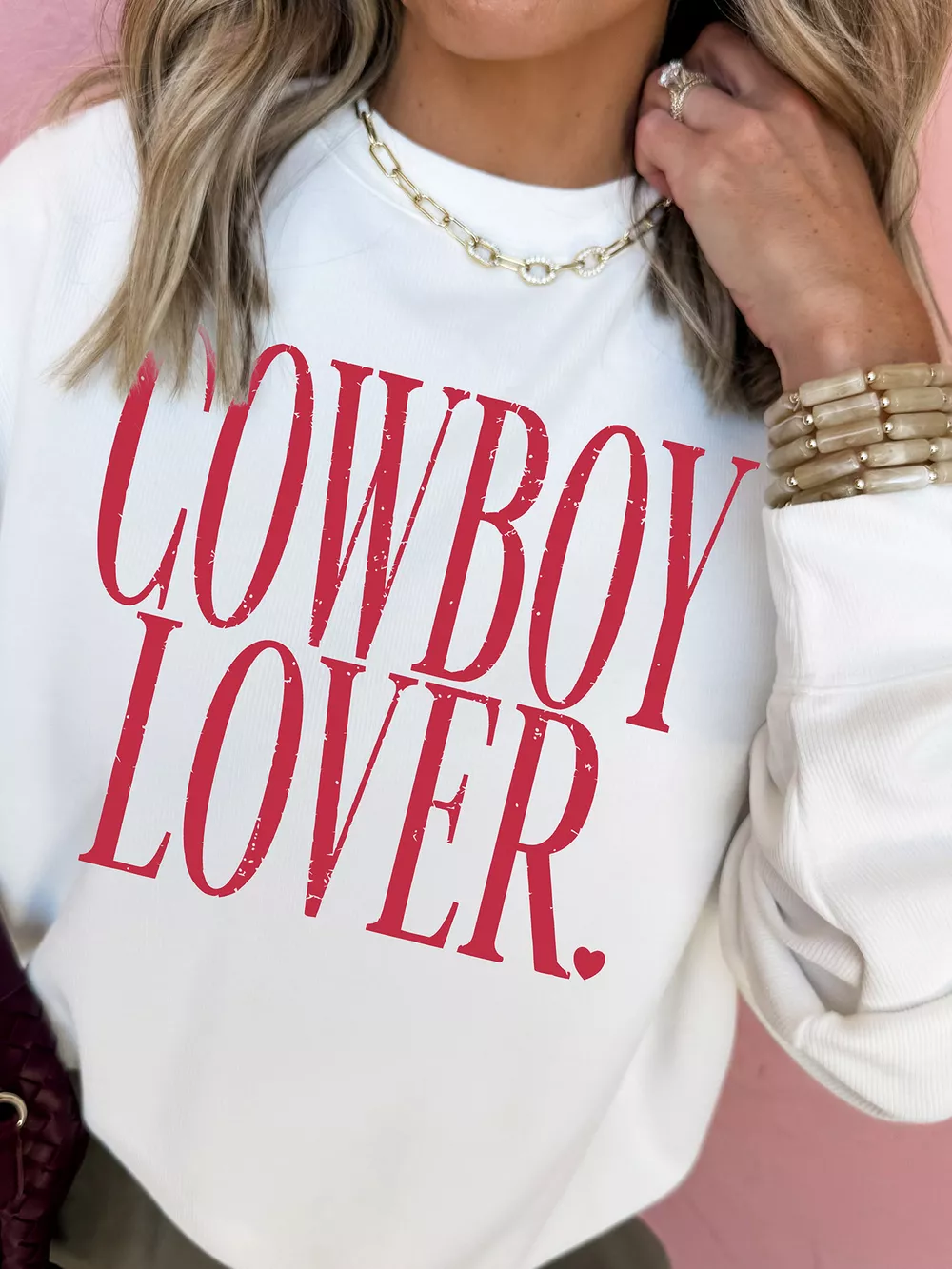 Cowboy Lover Graphic Crewneck Sweatshirt, image 4