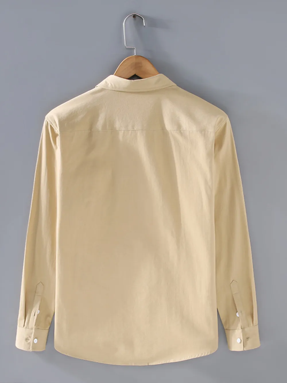 Men's Plus Size Button Up Long Sleeve Shirt, image 5