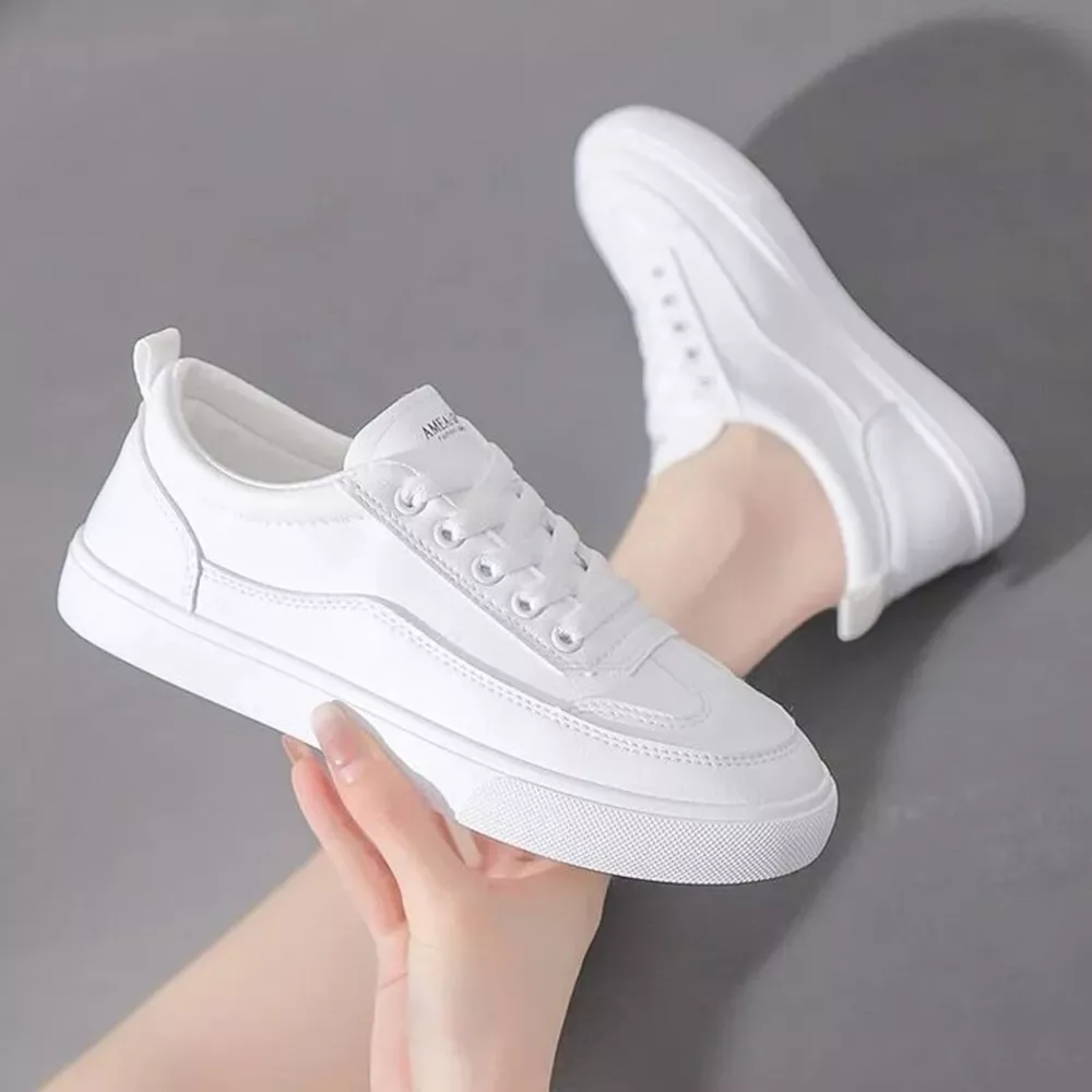 Round Toe Platform Sneakers, image 3