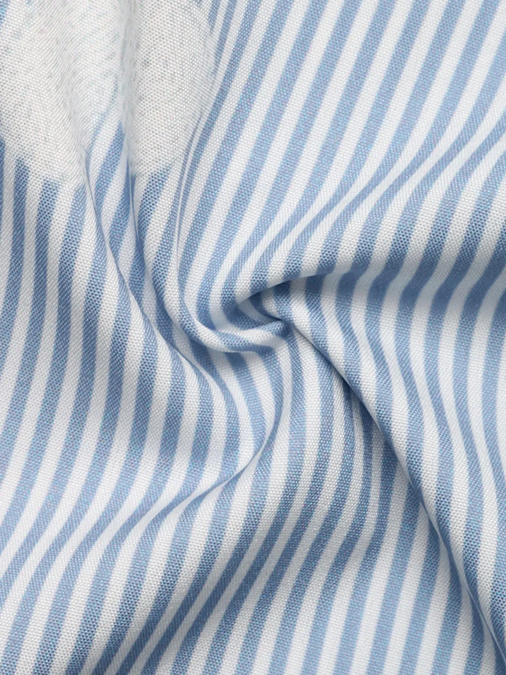 Floral Striped V-Neck Short Sleeve Shirt, image 6