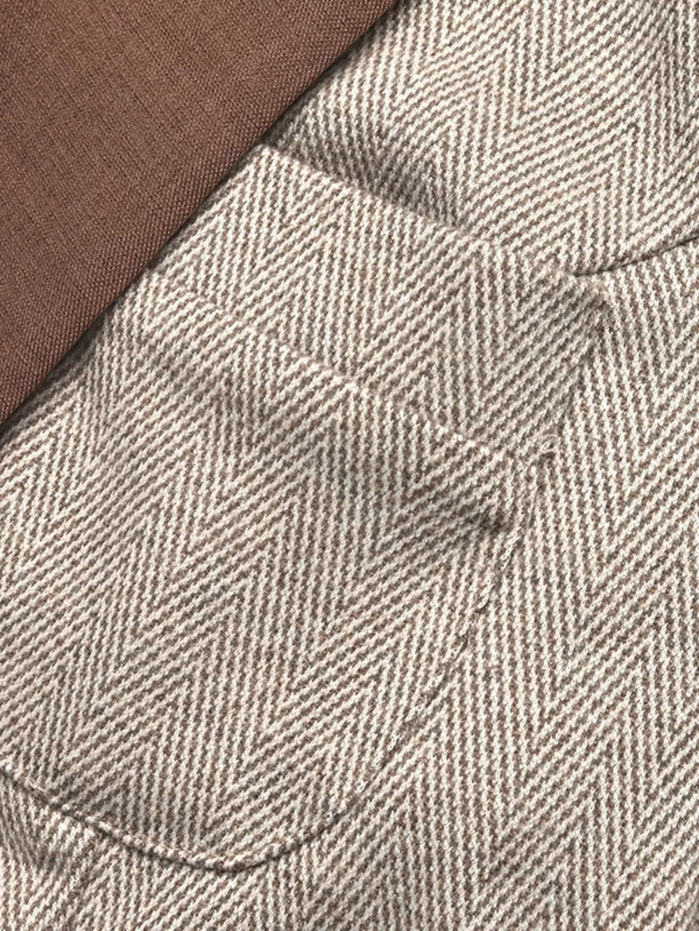Pleated Patchwork Blazer Belt Dress, image 10