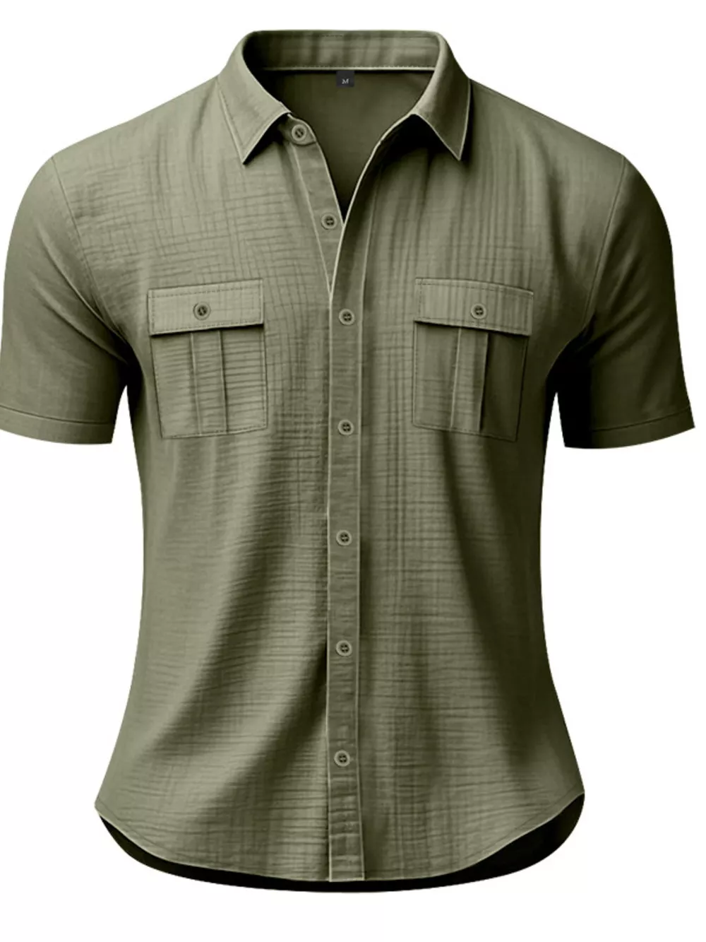 Men's Full Size Short Sleeve Shirt with Pockets Plus Size, image 20
