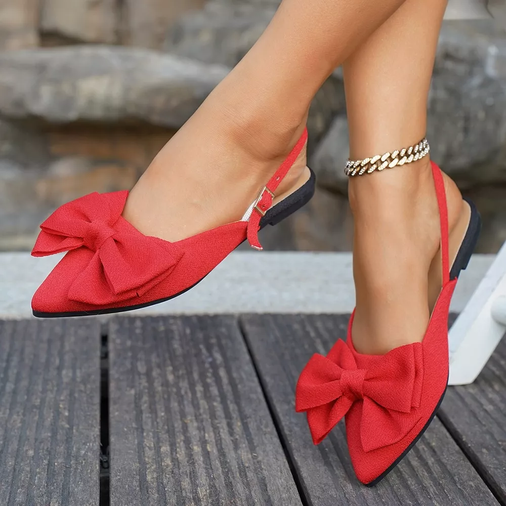 Bow Point Toe Sandals, image 8
