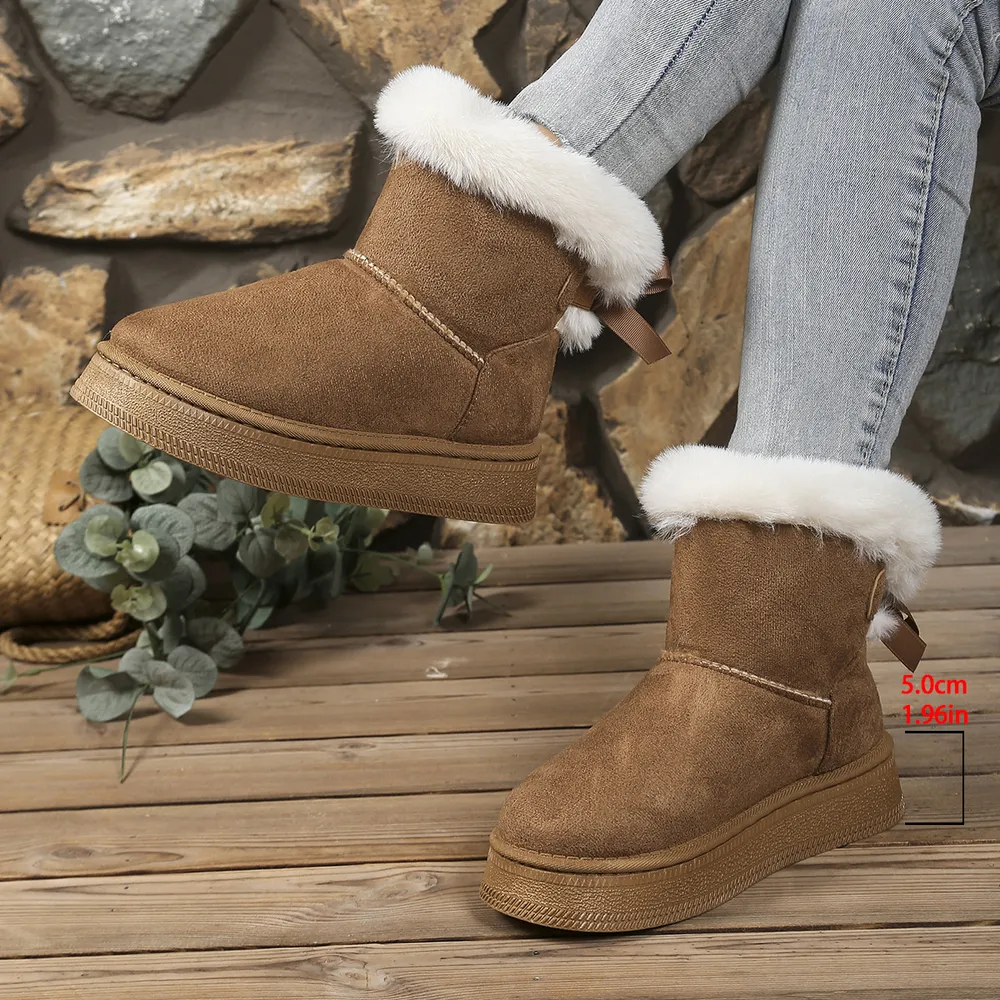 Fur-Lined Winter Ankle Boots, image 3